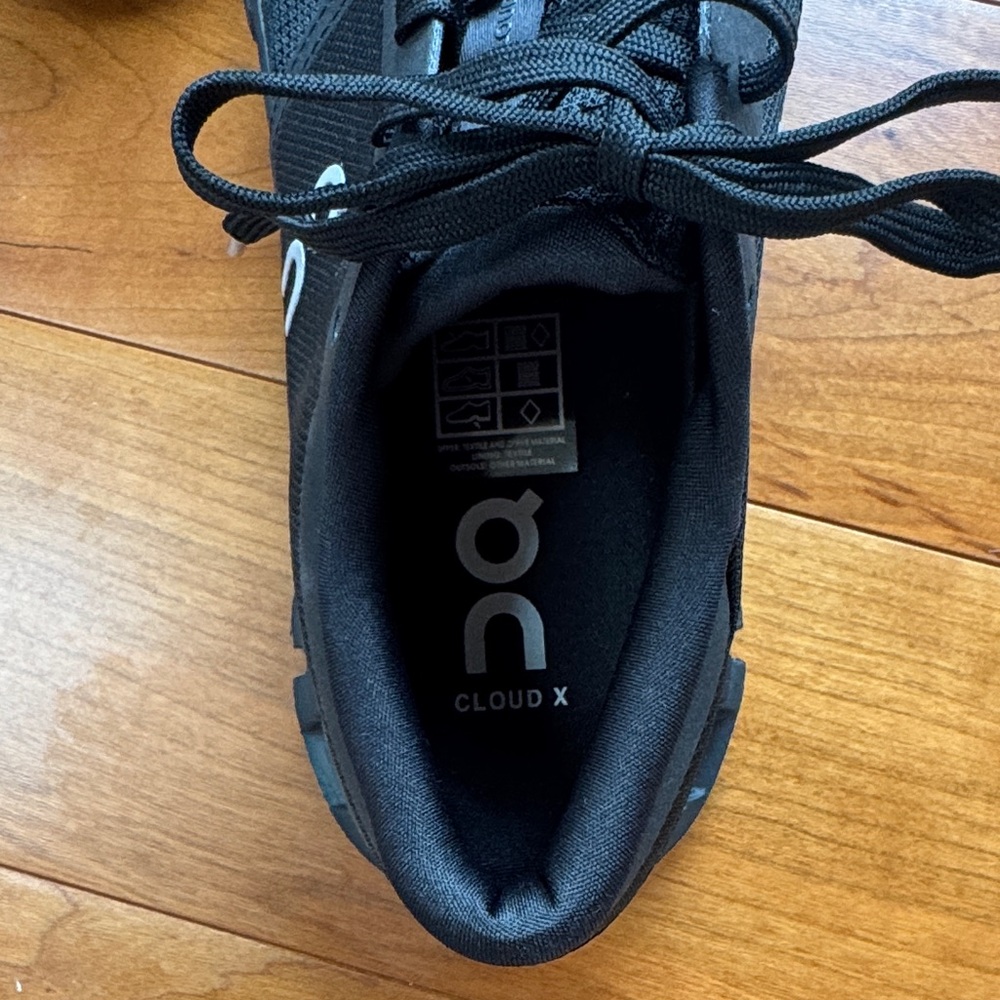 On Running Cloud X Shoes - Black, new - Picture 5 of 6